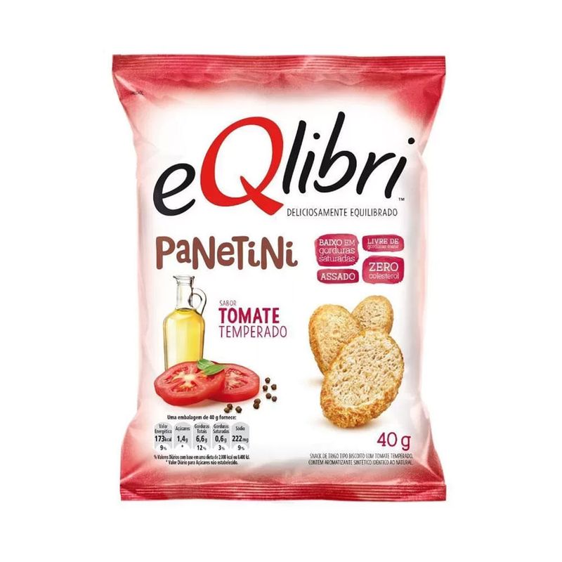 Snack Sabor Tomate Temperado Eqlibri Pepsico 40g - Casa Santa Luzia