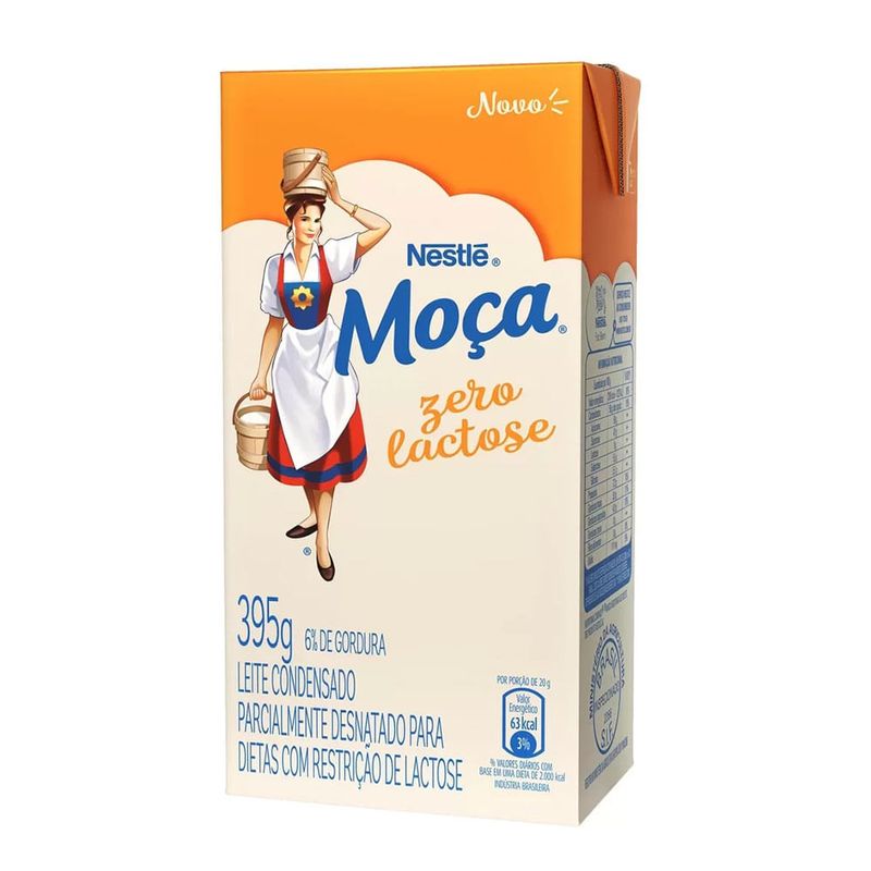 Leite Condensado Moça Zero Lactose Nestlé 395g - Casa Santa Luzia