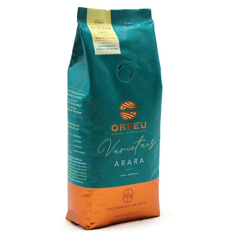 Café em Grãos Varietais Arara Orfeu 250g - Casa Santa Luzia