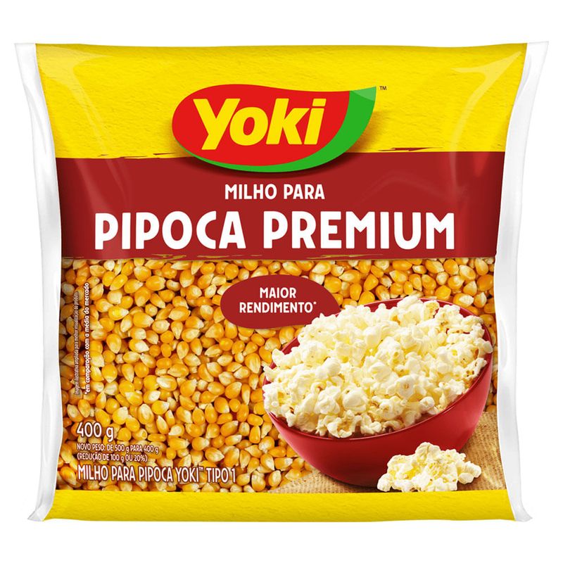 Milho Para Pipoca Premium Yoki 400g - Casa Santa Luzia