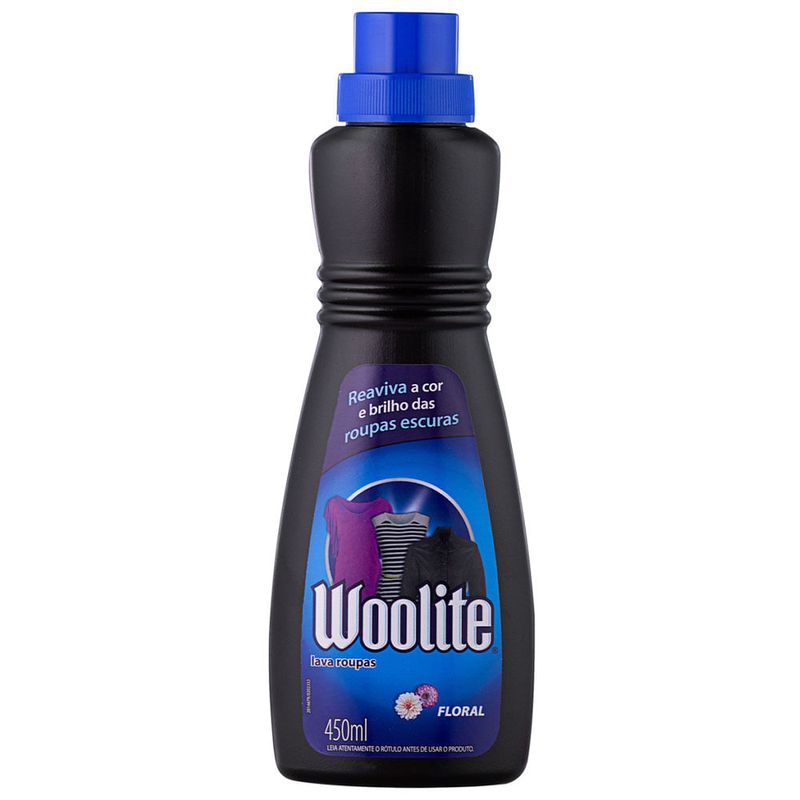 Lava Roupas Escuras Floral Woolite 450ml - Casa Santa Luzia