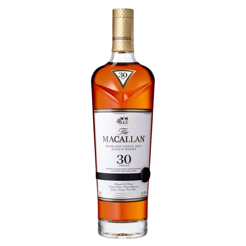 MACALLAN 30年 ハイランドシングルモルトウイスキー 空瓶 Whisky Single Malt 30 Years Old Macallan 700ml - Casa Santa Luzia