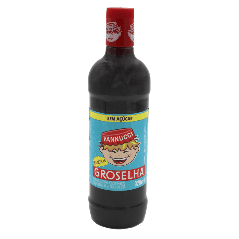 Xarope de Groselha Sem Açucar Vannucci 920ml - Casa Santa Luzia