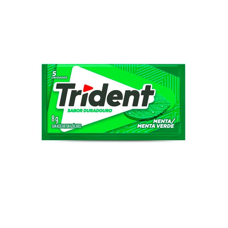 Chiclete Sabor Menta Trident 8g - Casa Santa Luzia