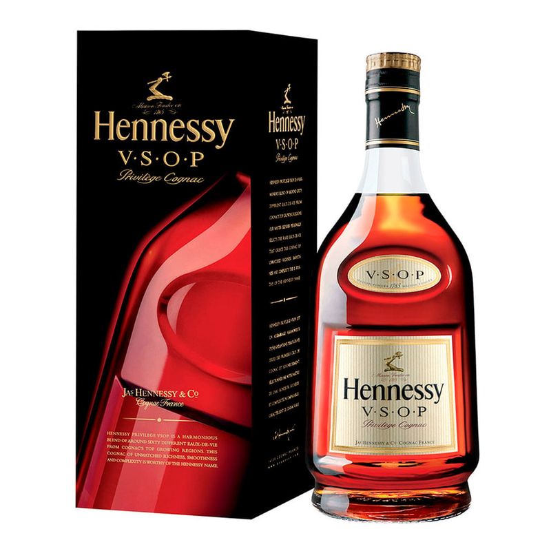Cognac Hennessy V.S.O.P 700ml - Com Cartucho - Casa Santa Luzia