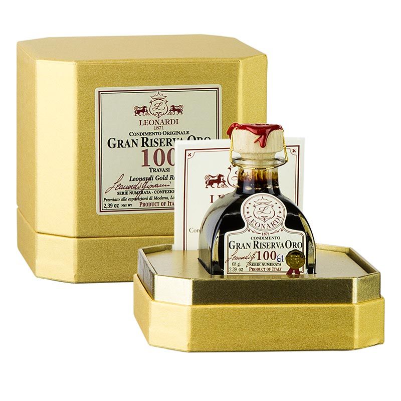 Condimento Balsâmico Gran Riserva Oro Leonardi 100 Anos 68g - Casa