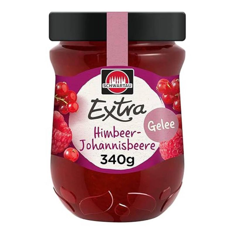Geleia de Framboesa com Groselha Extra Schwartau 340g - Casa Santa