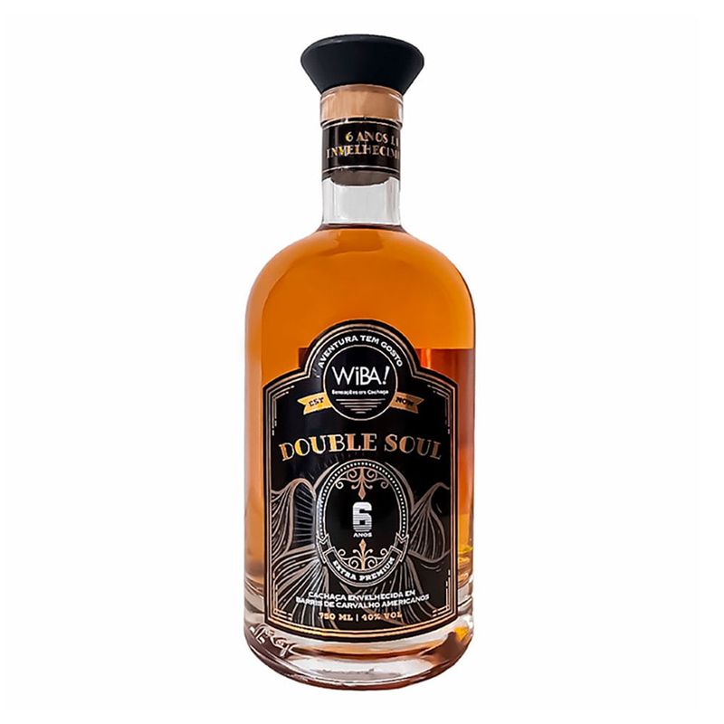 Aguardente Double Soul Extra Premium 6 Anos Wiba 750ml - Casa