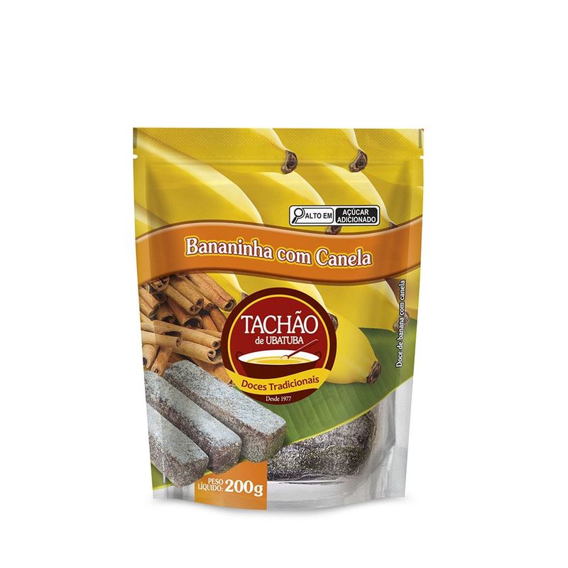 Bananinha Com Canela Tachão de Ubatuba 200g - Casa Santa Luzia