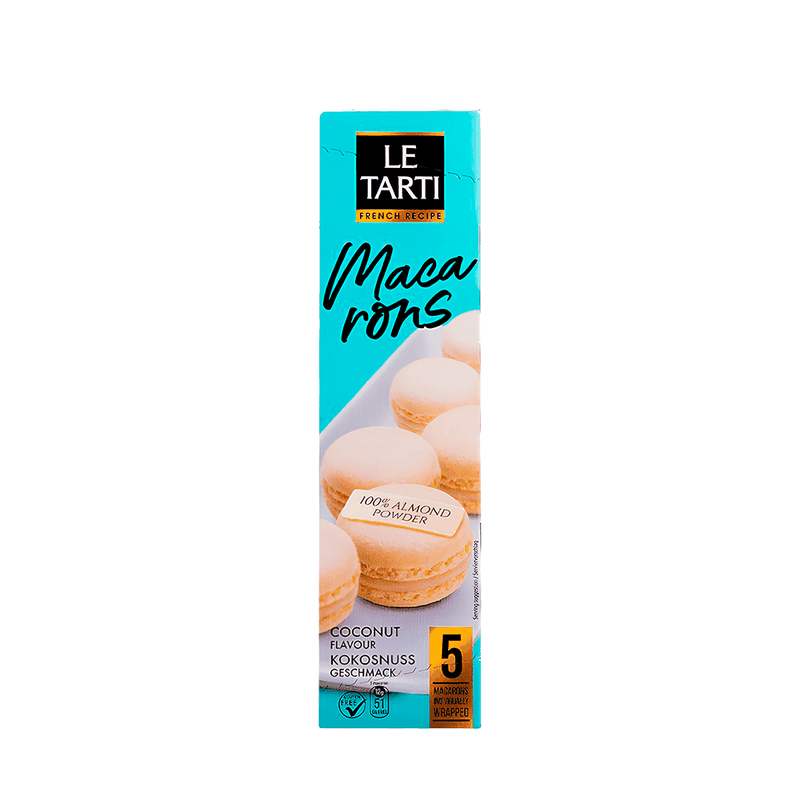 CoCo♡106HAVE A SEAT&exiciting macaron Macarons Sabor Coco Le Tarti - 60g - Casa Santa Luzia