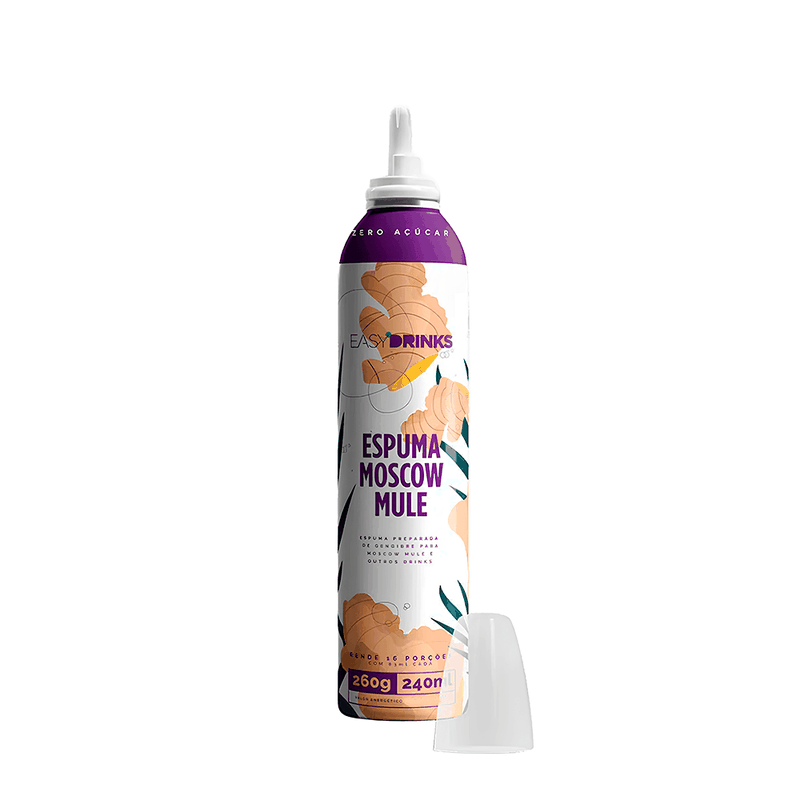 Espuma Preparada Moscow Mule Zero Açúcares Easy Drinks - 260g