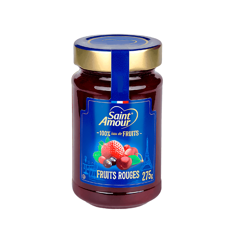 Geleia Saint Amour Frutas Vermelhas 100% Fruta – 275g - Casa Santa