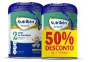 Nutribén Innova 2 Promo Duo Leite Pó Transição 2x800g + Desc 50% 2ª Embalagem