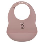 Nattou Silicone Babete Rosa Velho