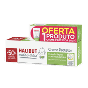 Halibut Muda Fraldas Promo Creme Protect 150g C/ Oferta 50% + Oferta Creme Protect 50g Halibut Muda Fraldas Promo Creme Protect 150g C/ Oferta 50% + Oferta Creme Protect 50g