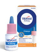 Vibrocil Actilong 0.5 mg/ml Gotas nasais, solução Frasco - 10ml